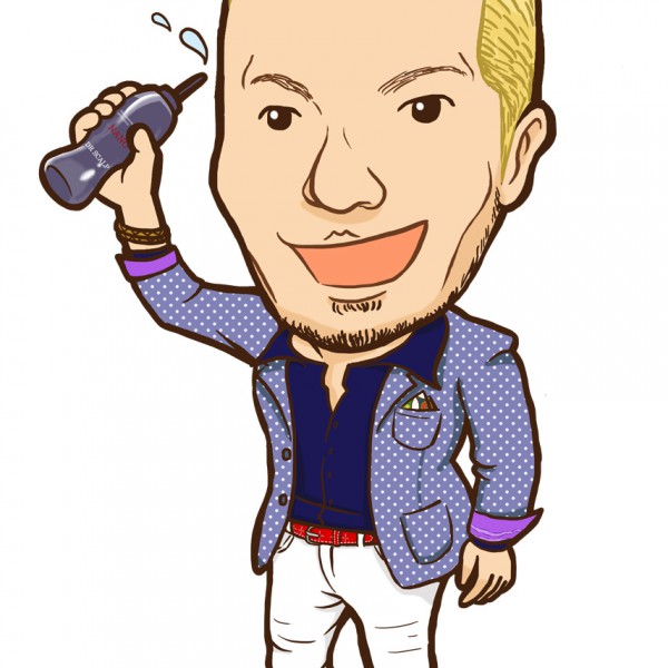 毛生え薬と金髪似顔絵