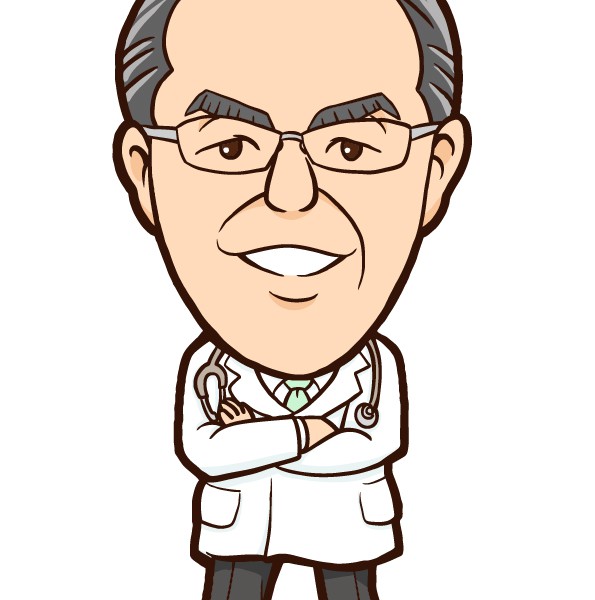 内科医様似顔絵