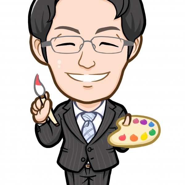 印刷会社スタッフ様似顔絵