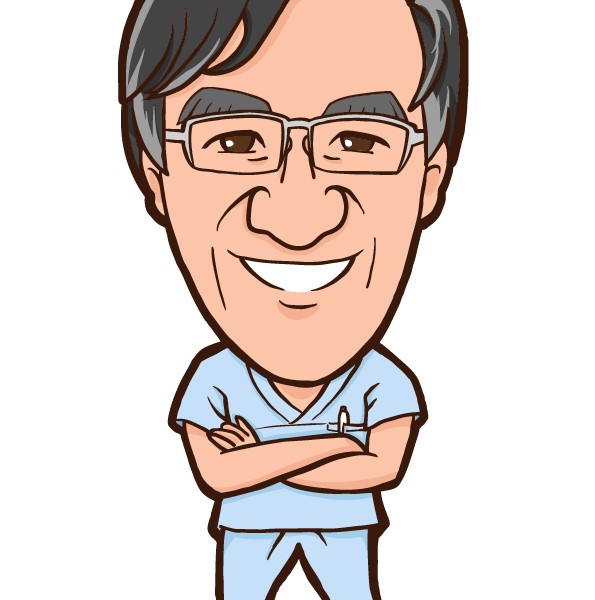 外科医様似顔絵