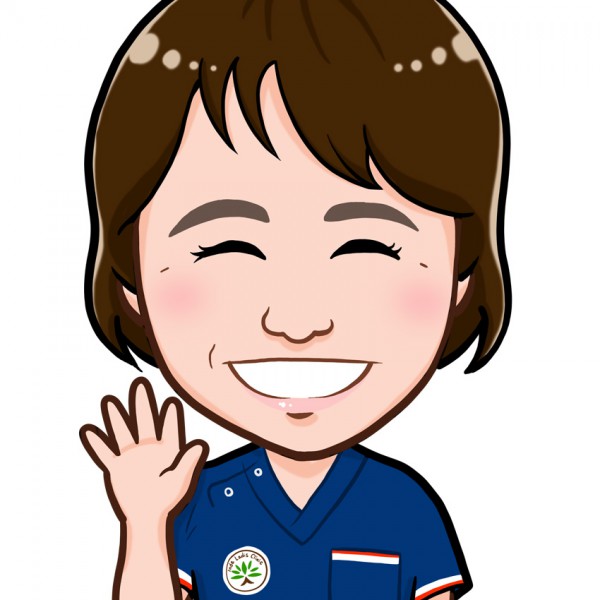 職員1上半身似顔絵