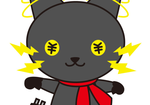 黒猫モチーフのキャラクターデザイン