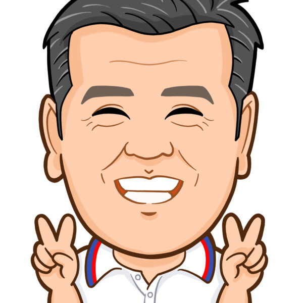 幼稚園の先生上半身似顔絵