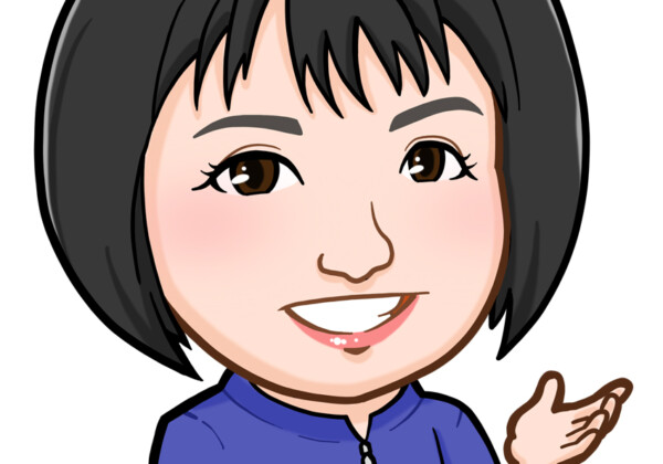 カウンセリングしている女医様上半身似顔絵