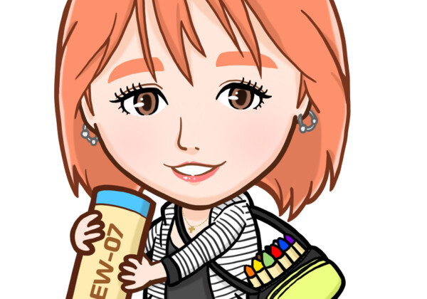 カスタムクレヨン店オーナー様全身似顔絵作成