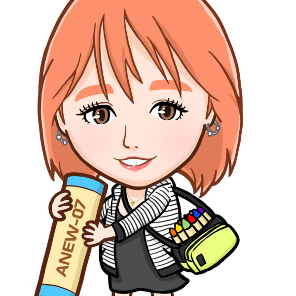 カスタムクレヨン店オーナー様全身似顔絵作成