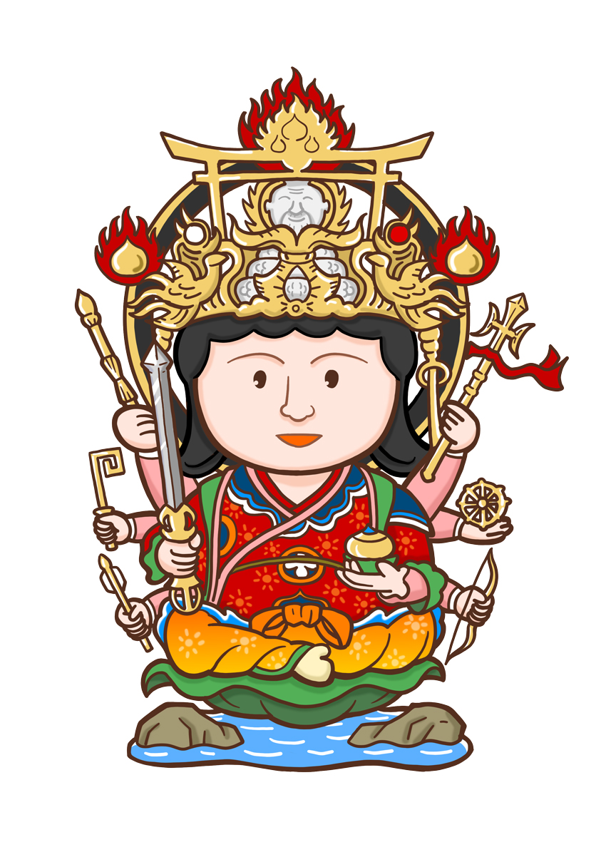 弁天様キャラクター制作