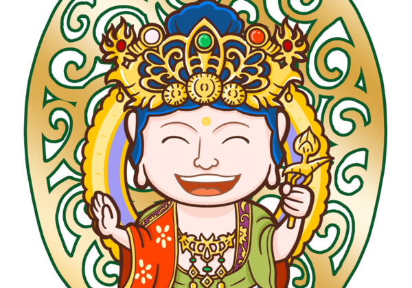 観音様キャラクター（踊る）